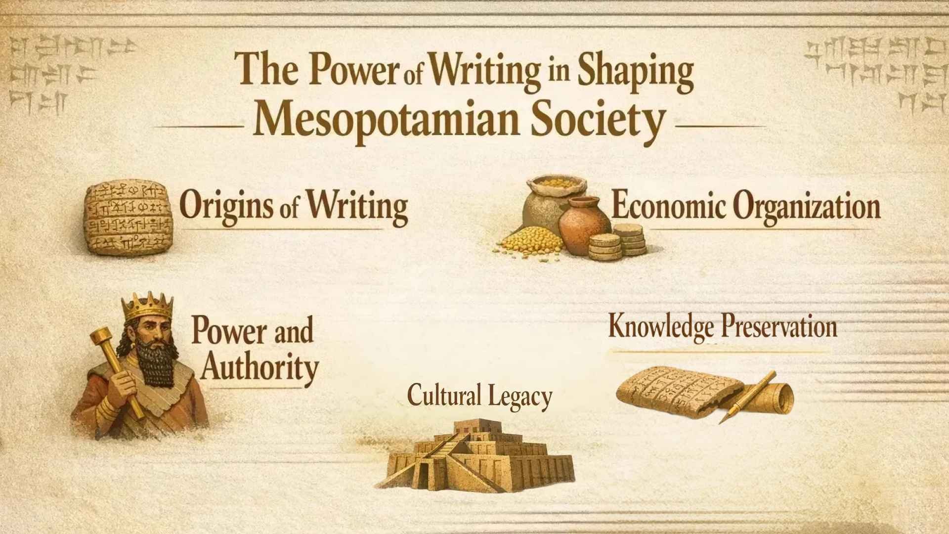 The Power of Writing in Shaping Mesopotamian Society