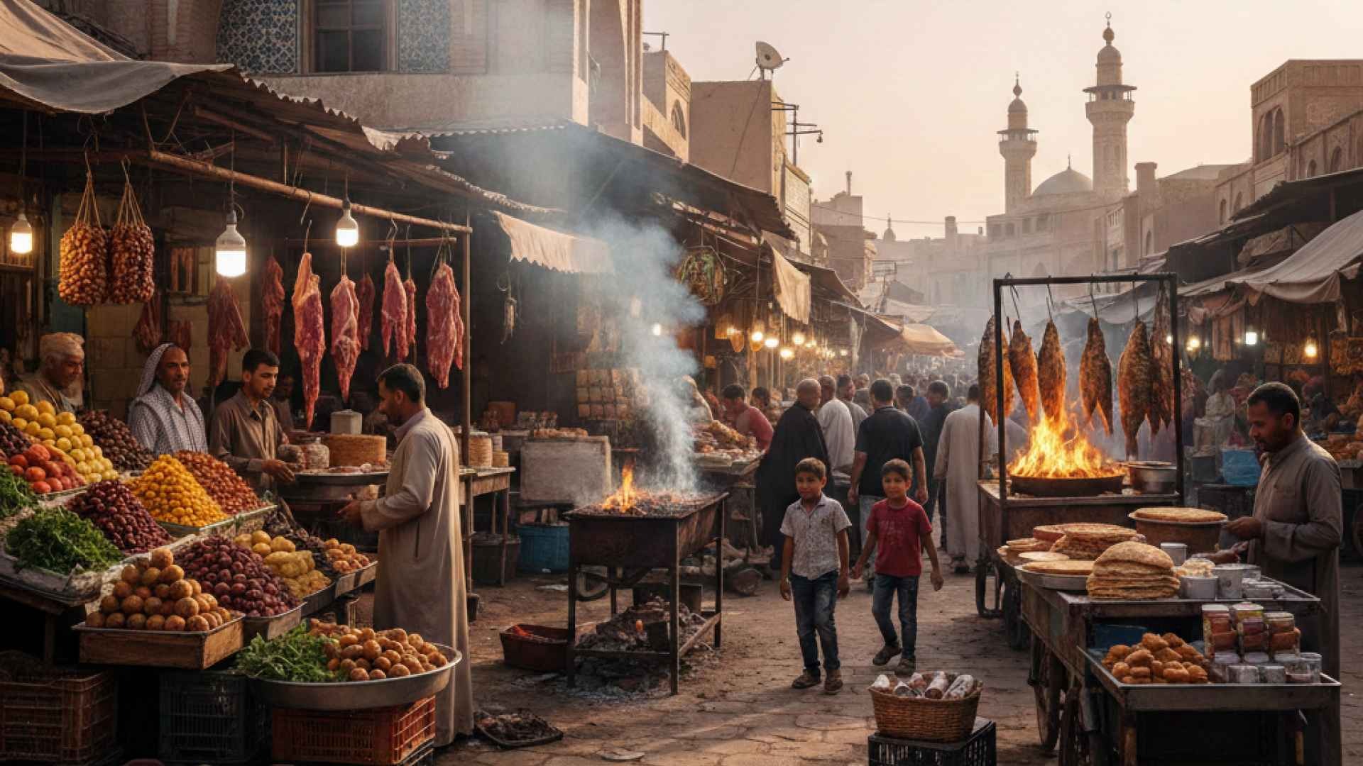 What Can You Find in Nearby Markets and Food Streets in Iraq