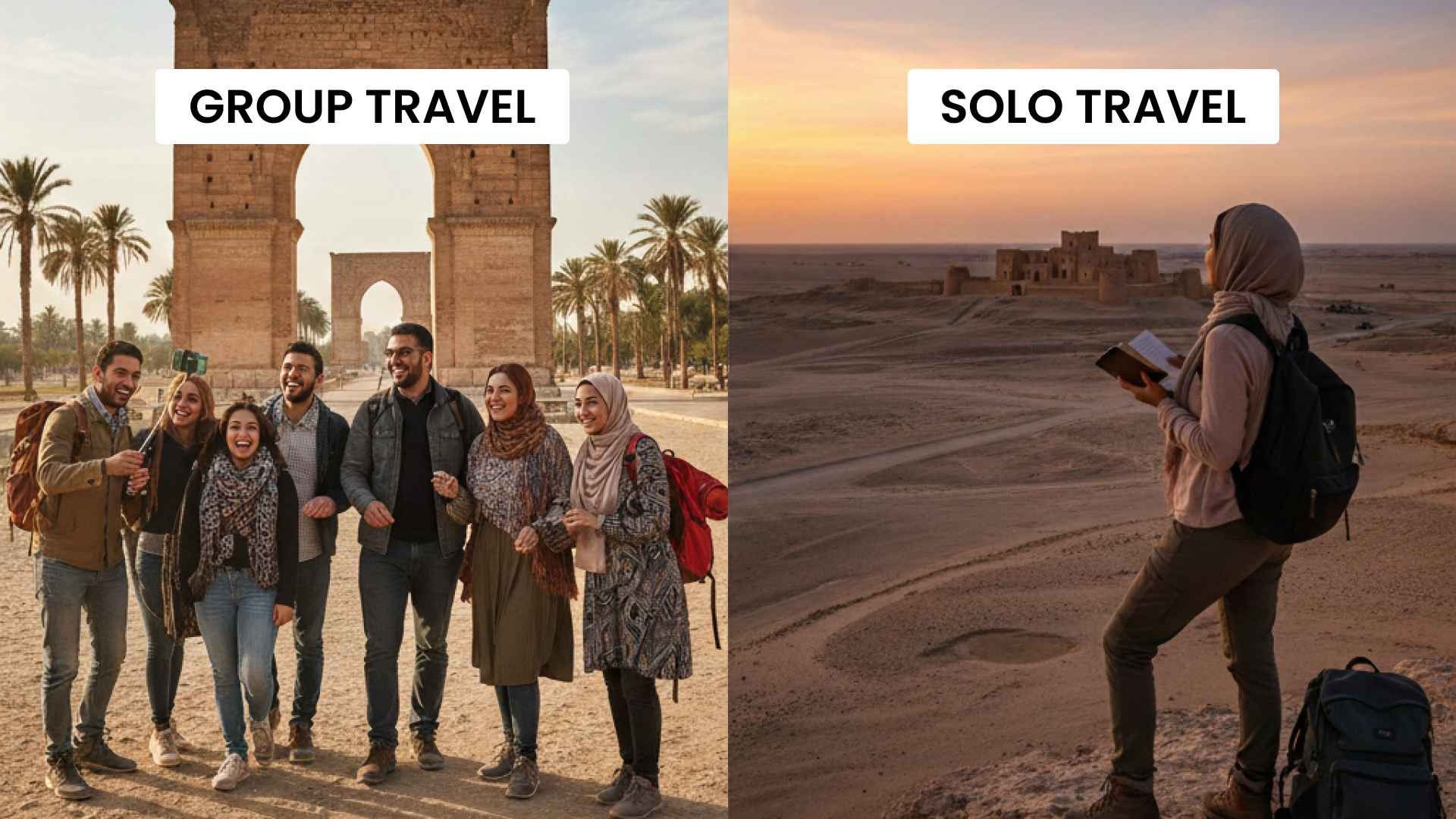 Travelling Safely and Comfortably: Group vs. Solo Pilgrimage