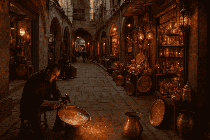 Explore Copper Market (Souk al-Safafeer)